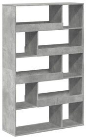 betonszürke szerelt fa térelválasztó 100 x 33 x 156,5 cm