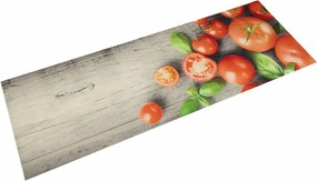 vidaXL mosható paradicsommintás bársony konyhaszőnyeg 60x180 cm