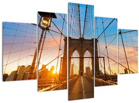 Kép - Brooklyn, híd, Manhattan, New York (150x105 cm)