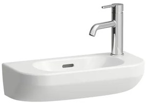 Mosdótál Laufen Lua 23x50 cm fehér fényes felülettel csaptelep nyílás jobb oldali H8150820001061