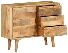 tömör mangófa tálalószekrény 90 x 30 x 69 cm