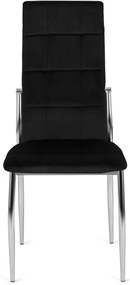 Fekete Bársony Étkezőszék. MOLLY