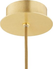 Argon 8448 - Csillár zsinóron ALMIROS 1xE27/15W/230V átm. 30 cm alabástrom arany