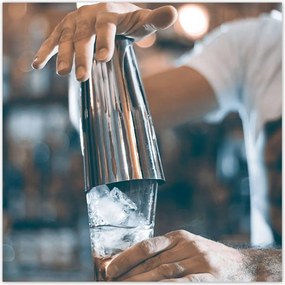 Poszterek 70x70 Csapos shaker itallal