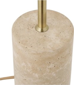 Bézs asztali lámpa fém búrával (magasság 45 cm) Sheffield – House Nordic