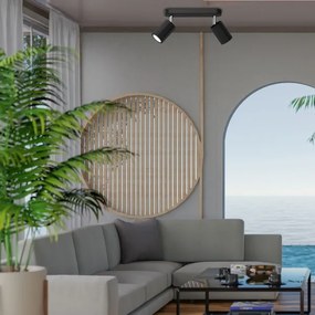 Spotlámpa BELLO 2xGU10/8W/230V fekete