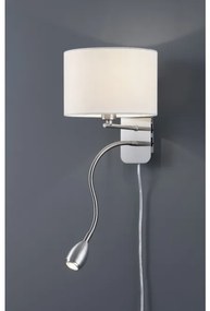 TRIO-271170201 HOTEL Fehér Színű Fali Lámpa 1XE14+LED 40+3W IP20