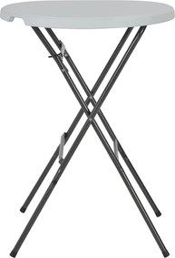 vidaXL fehér HDPE összecsukható bárasztal 80 x 110 cm