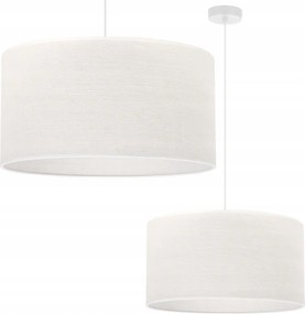 Mennyezeti Függőlámpa Boho Csillár Lámpabúra Fehér Juta Kerek Hálószoba