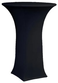 Könyöklő asztal szoknya terítő - fekete