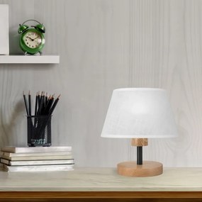 Brilagi - LED Asztali lámpa ANTHONY 1xE14/40W/230V tölgy/fehér