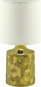 Linda asztali éjjeli lámpa E14 arany/fehér