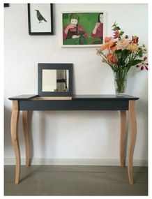 Dressing Table grafitszürke fésülködőasztal tükörrel, hosszúság 85 cm - Ragaba