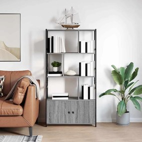 Könyvespolc Szürke sonoma 80 x 30 x 155.5 cm Faanyag