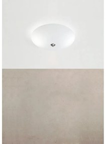 Fehér mennyezeti lámpa üveg búrával ø 39 cm Platillo – Markslöjd