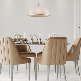 Brilagi - LED Csillár rúdon ANTICO 1xE27/60W/230V fehér patina