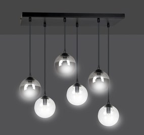 Emibig modern függeszték cosmo fekete emi714/6m2