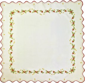 Karácsonyi terítő áfonyapiros 40x90