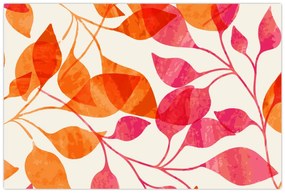Kép - Narancssárga levelek (90x60 cm)