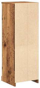 antik fa színű szerelt fa magasszekrény 36 x 35,5 x 103,5 cm