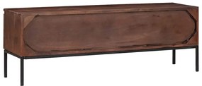 Média tárolószekrények és állványok mézbarna 110 x 30 x 36 cm
