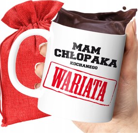 Bögre Van Egy Barátom Egy Kedves Őrült Ajándék Valentin Napra Nyomott Mintával