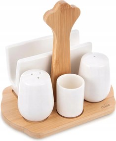 Fűszerkészlet só bors sószóró borsszóró szalvétatartó állvány