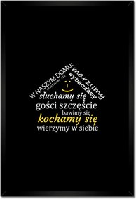 Poszterek keretben 40x60 Ebben a házban