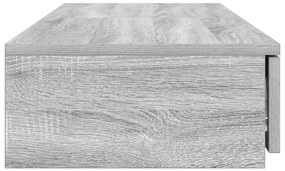 Ágytárolók Szürke Sonoma 120x36,5x16,5 cm Mérnöki Fa