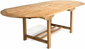 Bővíthető kerti asztal tíkfából Garth, 170 - 230 cm