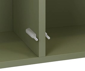 Boxie 2 ajtós fali szekrény 80x80x37 cm zöld