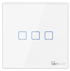 Sonoff Érintőképernyős kapcsoló RF 433MHz - Fehér - 1-Gomb