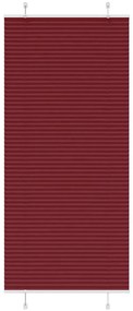 pliszírozott redőny Bordeaux piros 100x200 cm szövetszélesség
