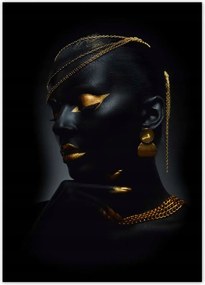 Poszterek 50x70 Aranyozott arc