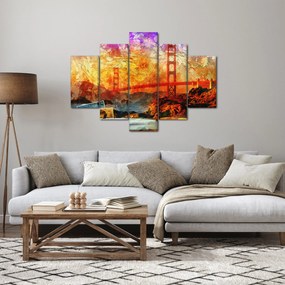Kép - Golden Gate, San Francisco, Kalifornia (150x105 cm)