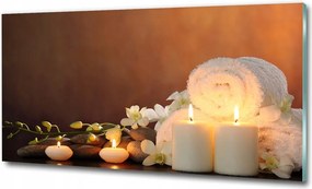 Fotótapéta üveg falra Lángoló jel om 100x70