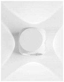 Nova Luce ZARI kültéri fali lámpa, fehér, 3000K melegfehér, beépített LED, 4x1W, 265 lm, 9226215