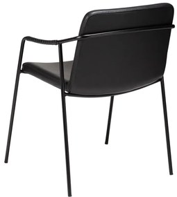 Boto fekete bőrutánzat étkezőszék - DAN-FORM Denmark