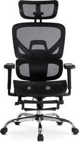 Forgószék ergonomikus kialakítással, fekete színben. KAIR