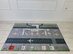 Repülőtér mintás gyerekszőnyeg 70x140 cm