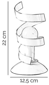 ONLI - Asztali lámpa ZOE 1xE14/6W/230V 22 cm fehér