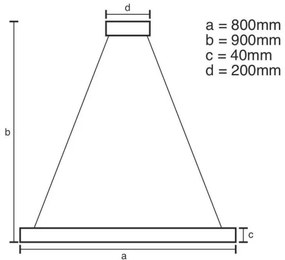 Brilagi - LED Dimmelhető csillár zsinóron CIRCLE LED/55W/230V 3000-6500K arany + távirányító