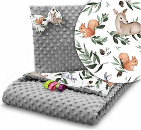 BABAKOCSI TAKARÓ PÁRNÁVAL BAMBI 75X100 CM