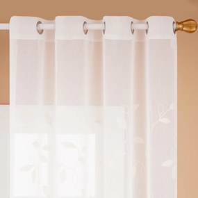 4Home Leaves voile függöny, 150 x 250 cm