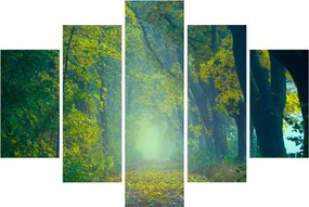 Fákkal szegélyezett út képe (150x105 cm)