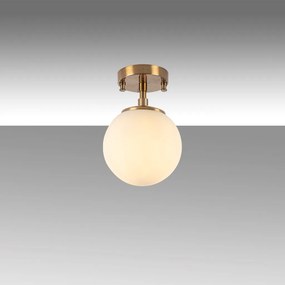 Atmaca 10220 vintage fém-üveg függőlámpa, Ø15 cm