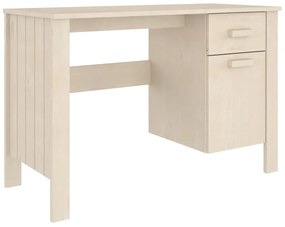 HAMAR mézbarna tömör fenyőfa íróasztal 113 x 50 x 75 cm