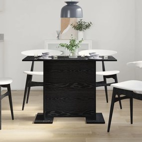 Étkezőasztal Fekete Tölgy 110x60x75 cm Mérnöki Fa