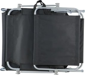 SEBASTIAN Relaxációs napozóágy beállítható kis tetővel