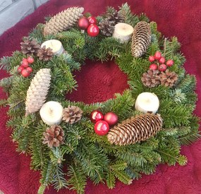 Karácsonyi Koszorú, Adventi Toboz, Dekoráció